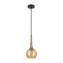 Italux Favera PND-42361-1-BRO-AMB lampa wisząca 1x40W/E27 IP20