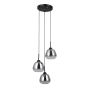 Italux Felis PND-40824-3-BK lampa wisząca 3x40W/E27 IP20