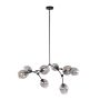 Italux Ferral PND-75075-8-BK-SG lampa sufitowa 8x40W/E27 IP20