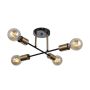 Italux Formio PND-4052-4-BL-HBR lampa sufitowa 4x40W/E27 IP20 