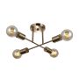 Italux Formio PND-4052-4-HBR lampa sufitowa 4x40W/E27 IP20 