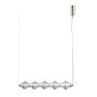 Italux Fuente PND-34395-5-HBR lampa wisząca 5x25W/LED 1576lm 3000K IP20