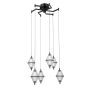 Italux Fuente PND-34395-6-BK lampa wisząca 6x30W/LED 1795lm 3000K IP20