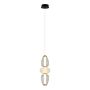 Italux Gastel PND-74937-3-BK lampa wisząca 1x16W/LED 1000lm 3000K IP20