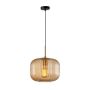 Italux Gavino PND-26476-1-BRO-AMB lampa wisząca 1x40W/E27 IP20