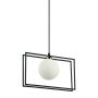 Italux Grosetta PND-53423-1-BK lampa wisząca 1x25W/G9 IP20
