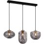 Italux Hatella PND-112038-3-BRO+SG lampa wisząca 3x40W/E27 IP20