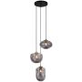 Italux Hatella PND-112038-3A-BRO+SG lampa wisząca 3x40W/E27 IP20