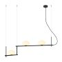 Italux Kernio PND-357783-BK+W lampa wisząca 3x25W/G9 IP20 