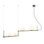 Italux Kernio PND-357784-BK+W lampa wisząca 4x25W/G9 IP20 