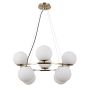 Italux Larosa PND-33453-4-4-ABR lampa wisząca 8x5W/E27 IP20 