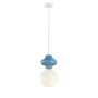 Italux Latera PND-94331-1L-BLU lampa wisząca 1x40W/E14 IP20