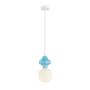 Italux Latera PND-94331-1S-BLU lampa wisząca 1x40W/E14 IP20