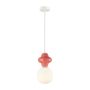 Italux Latera PND-94331-1S-RED lampa wisząca 1x40W/E14 IP20