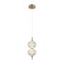 Italux Lazie PND-29038-2-GD lampa wisząca 2x10W/LED 1000lm 3000K IP20