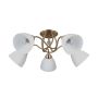 Italux Lugano PND-5643-5-HBR lampa sufitowa 5x40W/E27 IP20