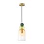 Italux Manso PND-37462C-MC-GD lampa wisząca 1x40W/E14 IP20