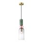 Italux Manso PND-37462D-MC-GD lampa wisząca 1x40W/E14 IP20