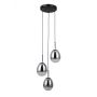 Italux Meolo PND-40825-3-BK lampa wisząca 3x40W/E14 IP20