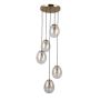 Italux Meolo PND-40825-5-GD lampa wisząca 5x40W/E14 IP20