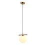 Italux Merseta PND-463321M-BRO+W lampa wisząca 1x25W/G9 IP20 