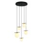 Italux Merseta PND-463325A-BRO+W lampa wisząca 3xE14 40W + 2xG9 25W IP20 