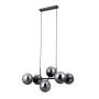 Italux Molite PND-1098-6-BK lampa wisząca 6x40W/E14 IP20