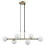 Italux Olbia PND-38679-6-FGD+WH lampa wisząca 6x25W/G9 IP20