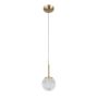 Italux Padri PND-40827-1-HBR-CL lampa wisząca 1x5W/G9 IP20