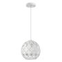 Italux Paulela PND-34221-1S-WH lampa wisząca 1x40W/E27 IP20