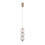 Italux Pedro PND-34405-3V-HBR lampa wisząca 3x12W/LED 764lm 3000K IP20