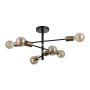 Italux Piansi PND-4025-6-BL-HBR lampa sufitowa 6x40W/E27 IP20 