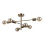 Italux Piansi PND-4025-6-HBR lampa sufitowa 6x40W/E27 IP20 