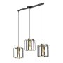 Italux Primero PND-44003-3-BK-GD lampa wisząca 3x60W/E27 IP20 
