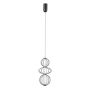 Italux Rabel PND-344221-3V-BK lampa wisząca 3x10W/LED 713lm 3000K IP20