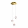 Italux Rosario PND-12220121-3A-GD lampa wisząca 3x12.6W/LED 3000K IP20
