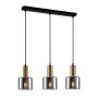 Italux Santia PND-65342-3-BRO+SG lampa wisząca 3x40W/E27 IP20