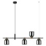 Italux Servio PND-66892-4-BK-SG lampa wisząca 4x40W/E14 IP20 