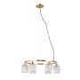 Italux Simona PND-40814-6-HBR lampa wisząca 6x40W/E14 IP20