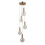 Italux Strela PND-34378-5S-HBR lampa wisząca 5x25W/LED 1450lm 3000K IP20