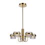 Italux Tiara PND-77362-5-40W-GD żyrandol 5x40W/LED 3000K IP20