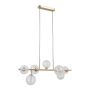 Italux Toledo PND-40717-7-HBR lampa wisząca 7x5W/G9 IP20