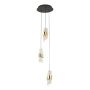 Italux Tonga PND-26374-3-23W-3K-BK-GD lampa wisząca 3x23W/LED 3000K IP20