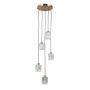 Italux Torno PND-40813-5R-HBR lampa wisząca 5x40W/E14 IP20
