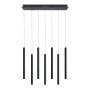 Italux Valdes PND-22302-7-BK lampa wisząca 7x35W/LED 1300lm 3000K|4000K|6000K IP20