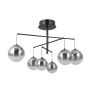 Italux Velada PND-34381-6-BK lampa wisząca 6x30W/LED 2010lm 3000K IP20