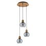 Italux Velma PND-67505-3-WD lampa wisząca 3x40W/E27 IP20
