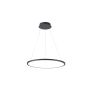 Italux Vinola PND-56135B-040RPC-BK-3KS4K lampa wisząca 1x24W/LED 3000K|4000K IP20