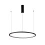 Italux Vinola PND-56135B-060RPP-BK-3KS4K-TRDIMM lampa wisząca 1x38W/LED 3000K|4000K IP20