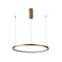 Italux Vinola PND-56135B-060RPP-GD-3KS4K-TRDIMM lampa wisząca 1x38W/LED 3000K|4000K IP20